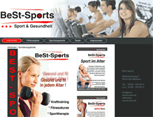 Tablet Screenshot of best-sportschule.de